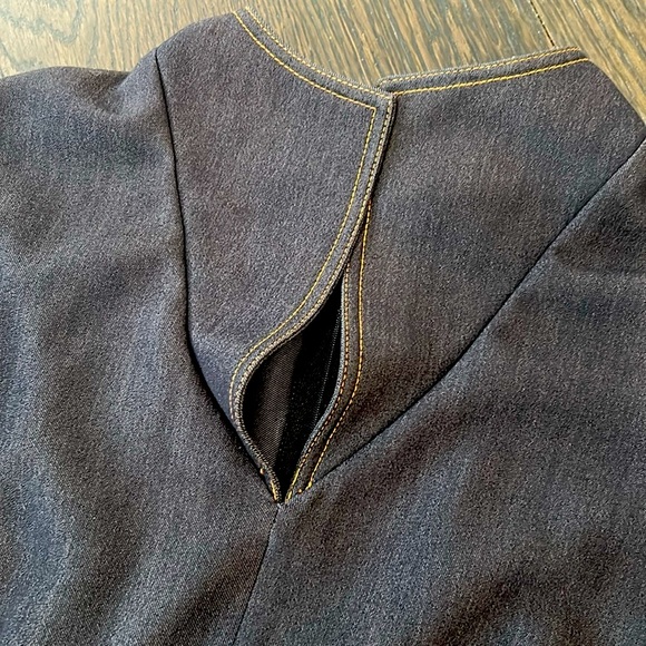 Ellen Tracy Dark denim dress with stretch Size XL - Picture 3 of 4